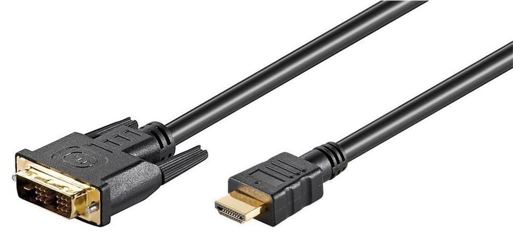  Kabel HDMI 19 - DVI-D 18+1, M-M