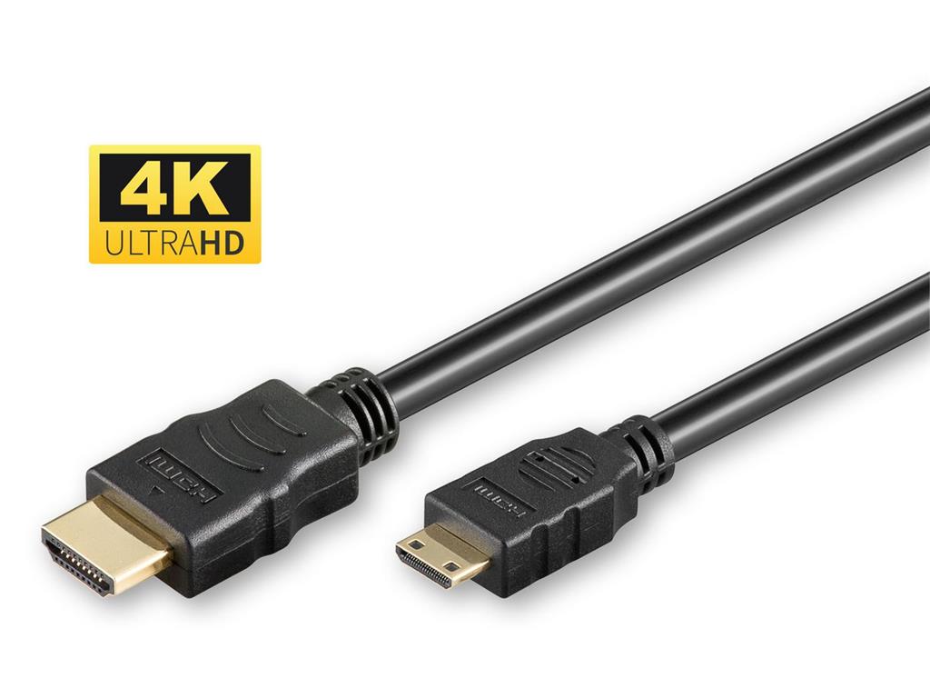 MicroConnect HDMI visokohitrostni mini kabel, 2m