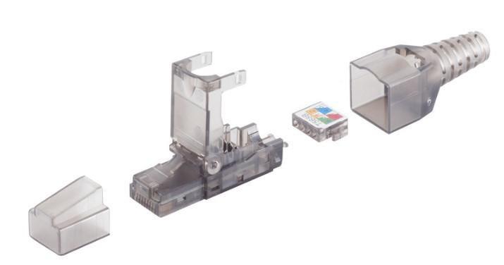 MicroConnect Tool-free RJ45 CAT6A konektor