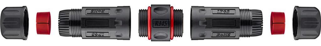 MicroConnect Zunanji Modularnini CAT6 konektor IP68