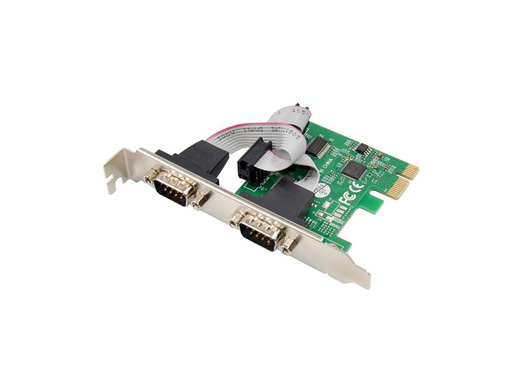 MicroConnect 2 Port Serial PCIe kartica