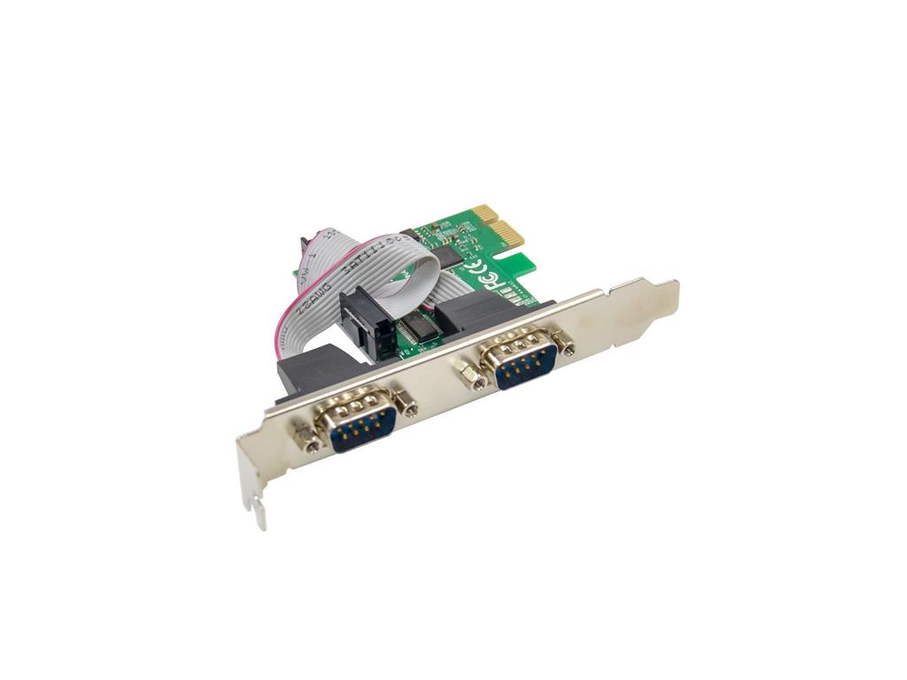 MicroConnect 2 Port Serial PCIe kartica