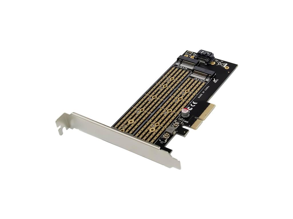 MicroConnect PCIe x4 M.2 ključ NMVe SSD Adapt