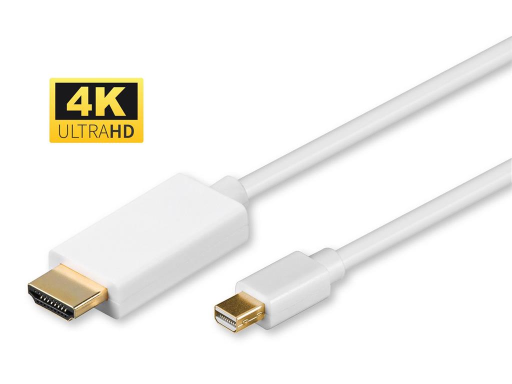  Kabel 4K Mini Displayport - HDMI
