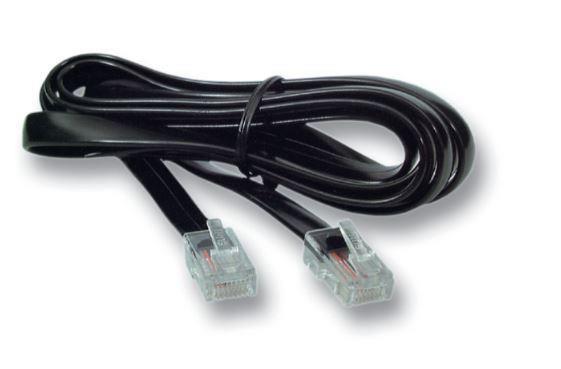MicroConnect Kabel RJ12-RJ45 3M M/M Črn