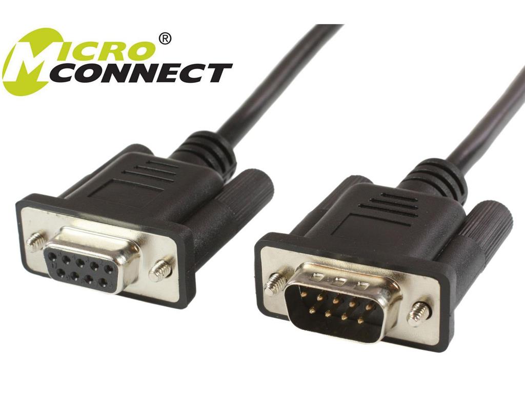 MicroConnect Kabel D-SUB/RS-232-D - SUB/RS-232 3m