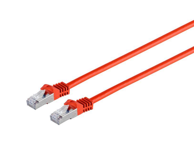 MicroConnect CAT7 S/FTP Omrežni Kabel 1,5m, Rdeč
