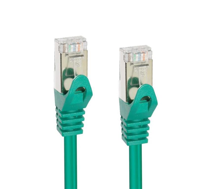 MicroConnect CAT7 S/FTP Omrežni Kabel 2m, Zelen