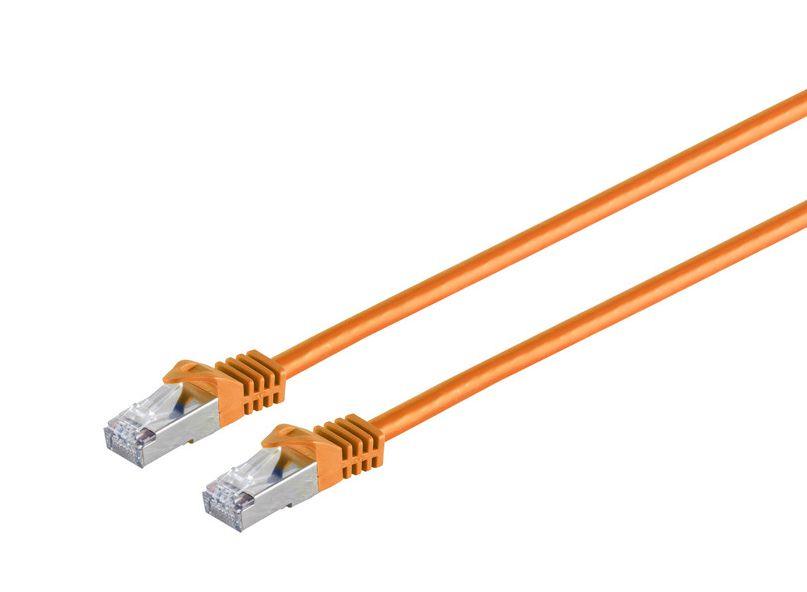 MicroConnect CAT7 S/FTP Omrežni Kabel 2m, Oranžen
