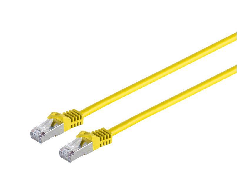 MicroConnect CAT7 S/FTP Omrežni Kabel 7,5m, Rumen