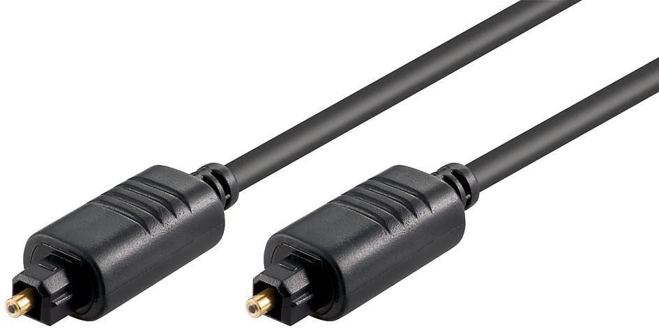 MicroConnect Avdio kabel Toslink M-M, črn, 2m