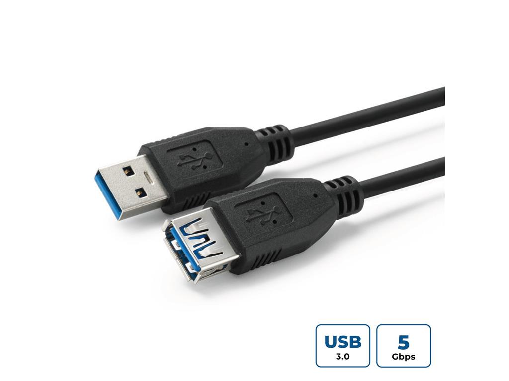  Kabel USB 3.2 Gen 1 A-A 0.5m M-F