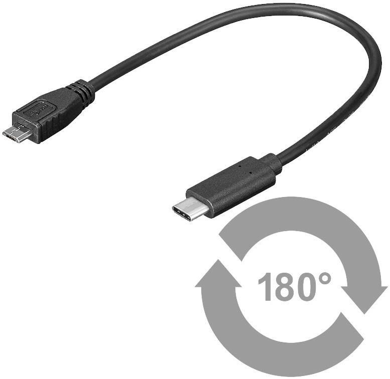  Kabel USB-C - USB2.0 Micro B