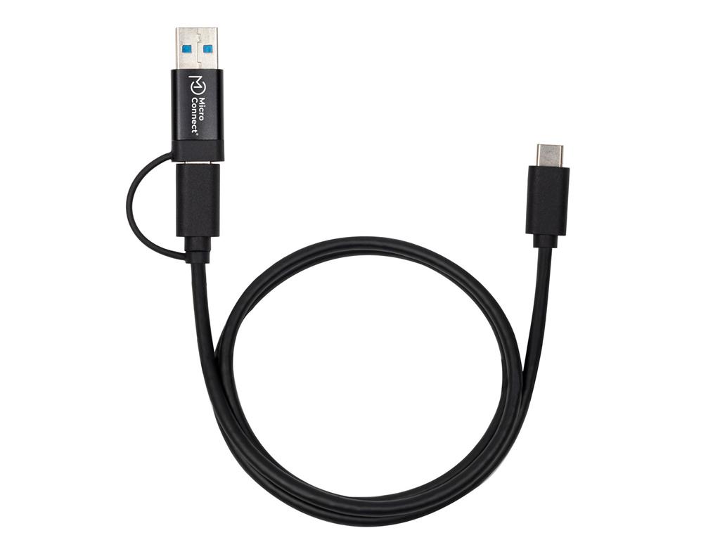 MicroConnect Kabel USB-C 3.2 Gen 1, 1m