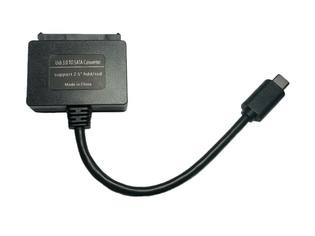MicroConnect Adapter USB-C - SATA 5Gbps, 0,2m, črn