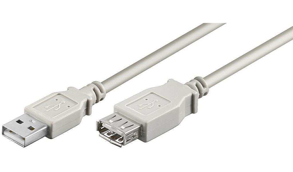 MicroConnect Kabel USB2.0 podaljševalni A-A 1m M-F