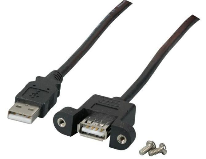 MicroConnect Kabel USB2.0 podaljševalni A-A M-F 1,8m
