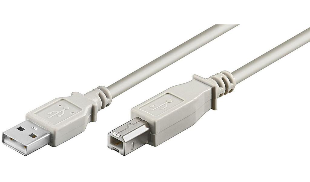 MicroConnect Kabel USB2.0 A-B 1.8m M-M