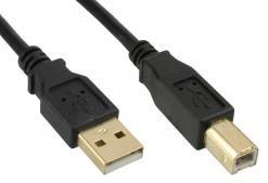 MicroConnect USB 2.0 A-B kabel, 3 m