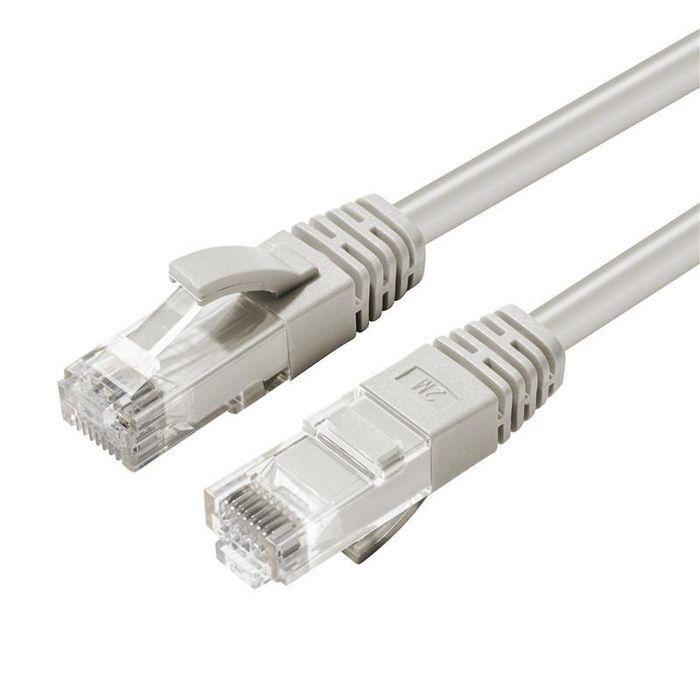 MicroConnect Kabel U/UTP CAT5e 0.5M Siv PVC