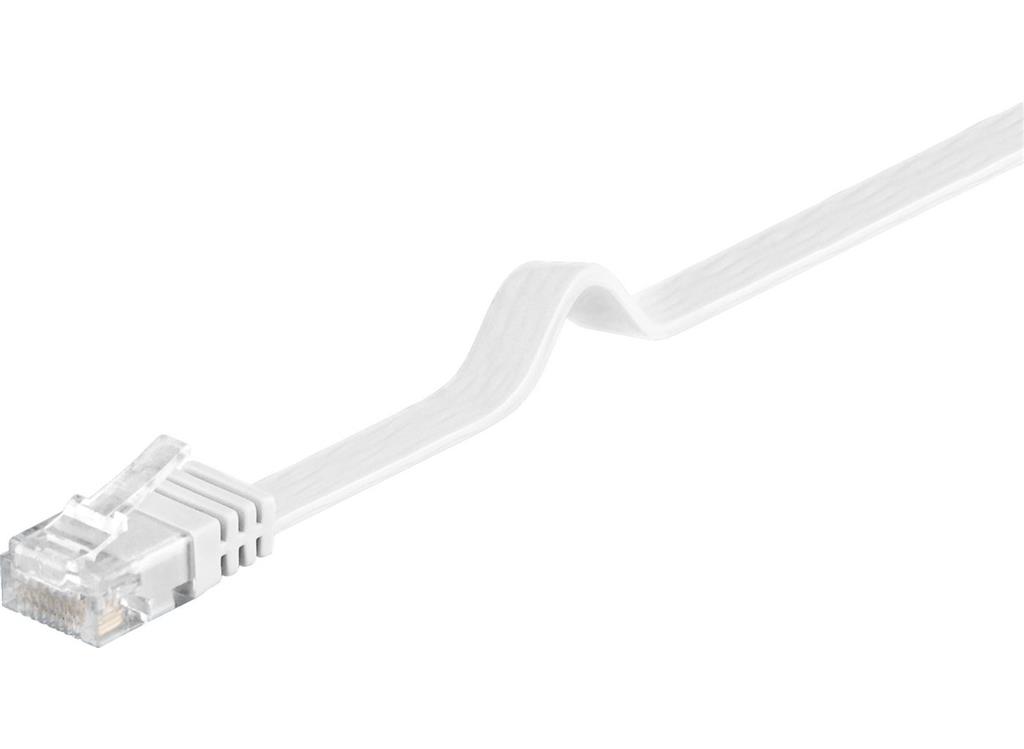 MicroConnect Kabel U/UTP CAT6 7M Bel ploščat