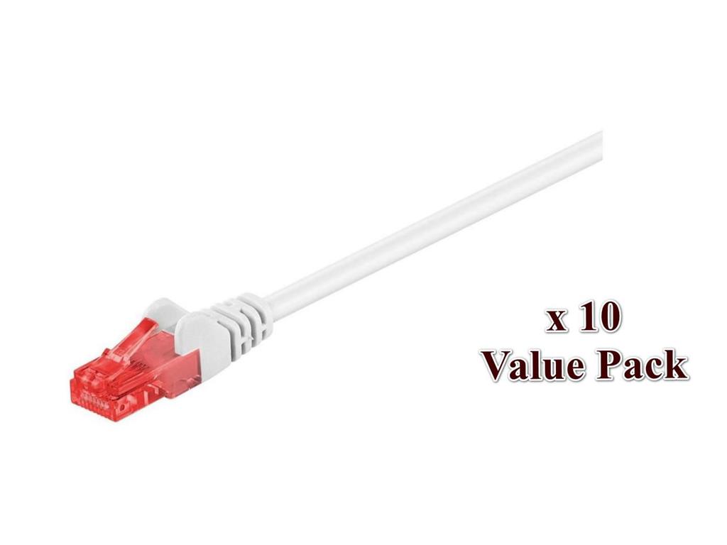 MicroConnect Kabel U/UTP CAT6 10M Bel 10 PACK