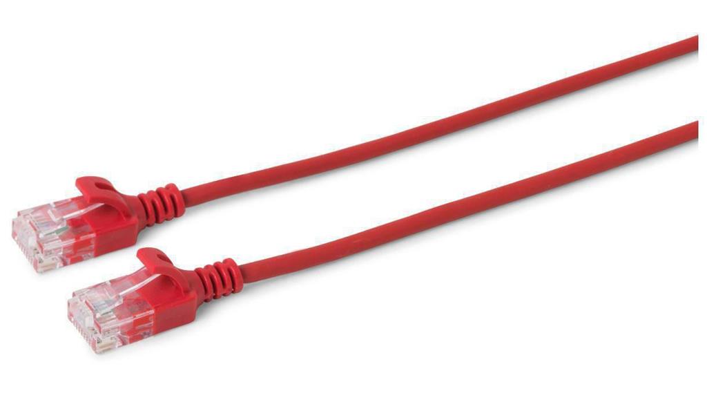 MicroConnect Kabel U/UTP CAT6 10M Rdeč Unshielded