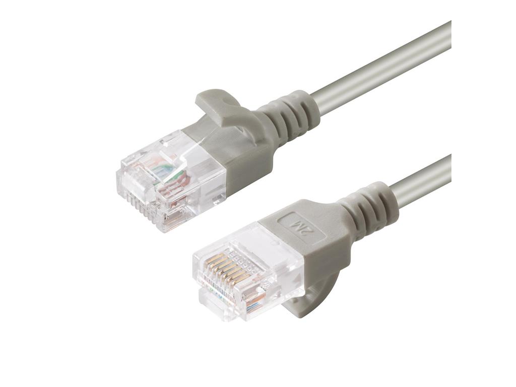 MicroConnect Kabel U/UTP CAT6A tanek 3M Siv