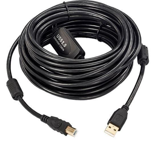 MicroConnect Kabel aktivni USB 2.0 A-B, 10m