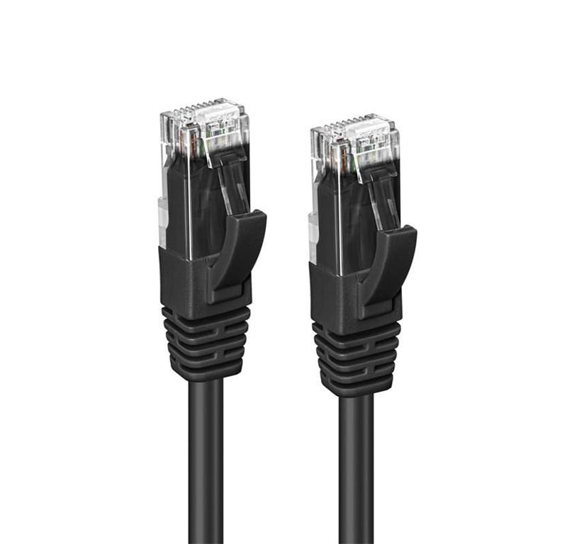 MicroConnect Kabel CAT6A UTP 7.5m Črn LSZH