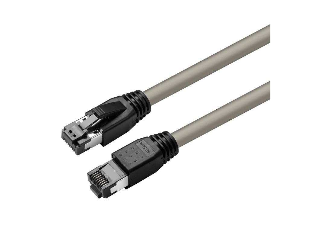 MicroConnect Kabel CAT8.1 S/FTP 1m Siv