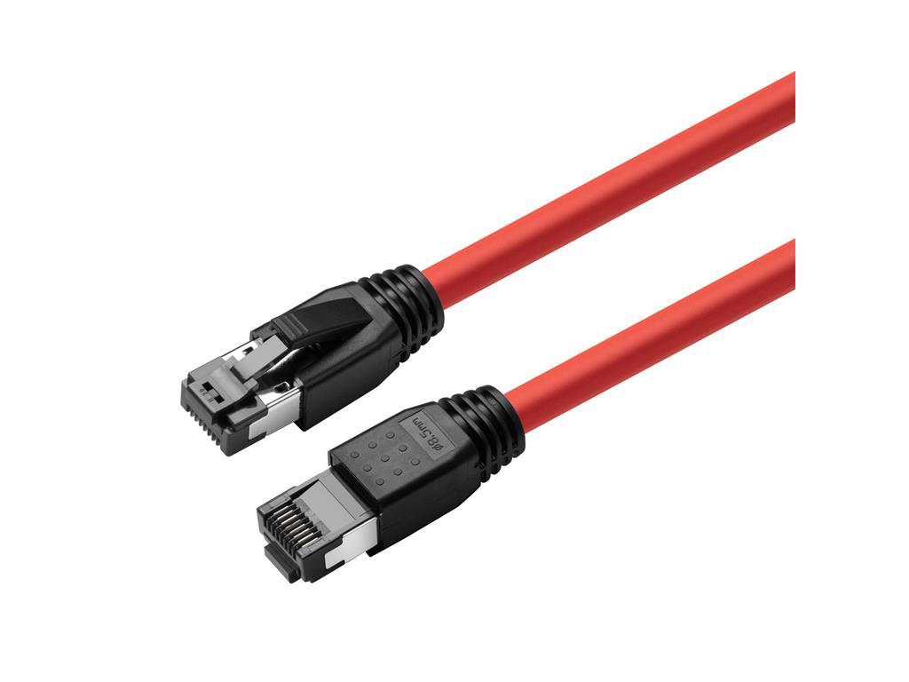 MicroConnect Kabel CAT8.1 S/FTP 3m Rdeč