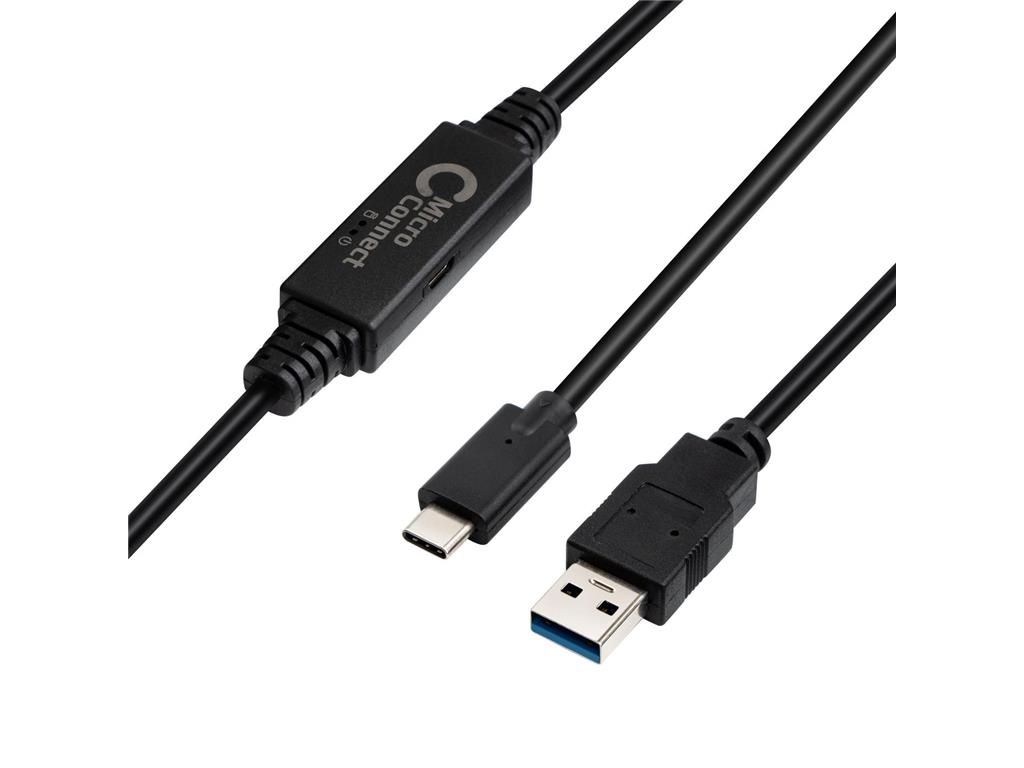 MicroConnect Kabel USB 3.2 Gen 1 A - USB-C Gen1 - 5m
