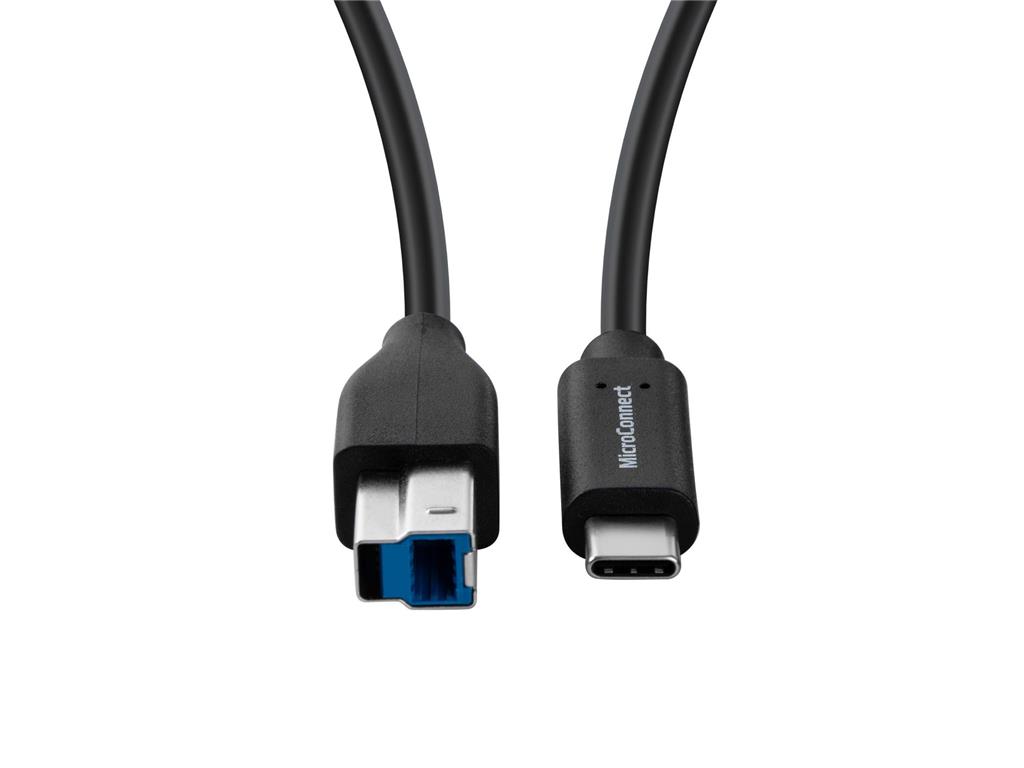 MicroConnect Kabel USB-C - USB 3.2 Gen 1 B, 1,8m