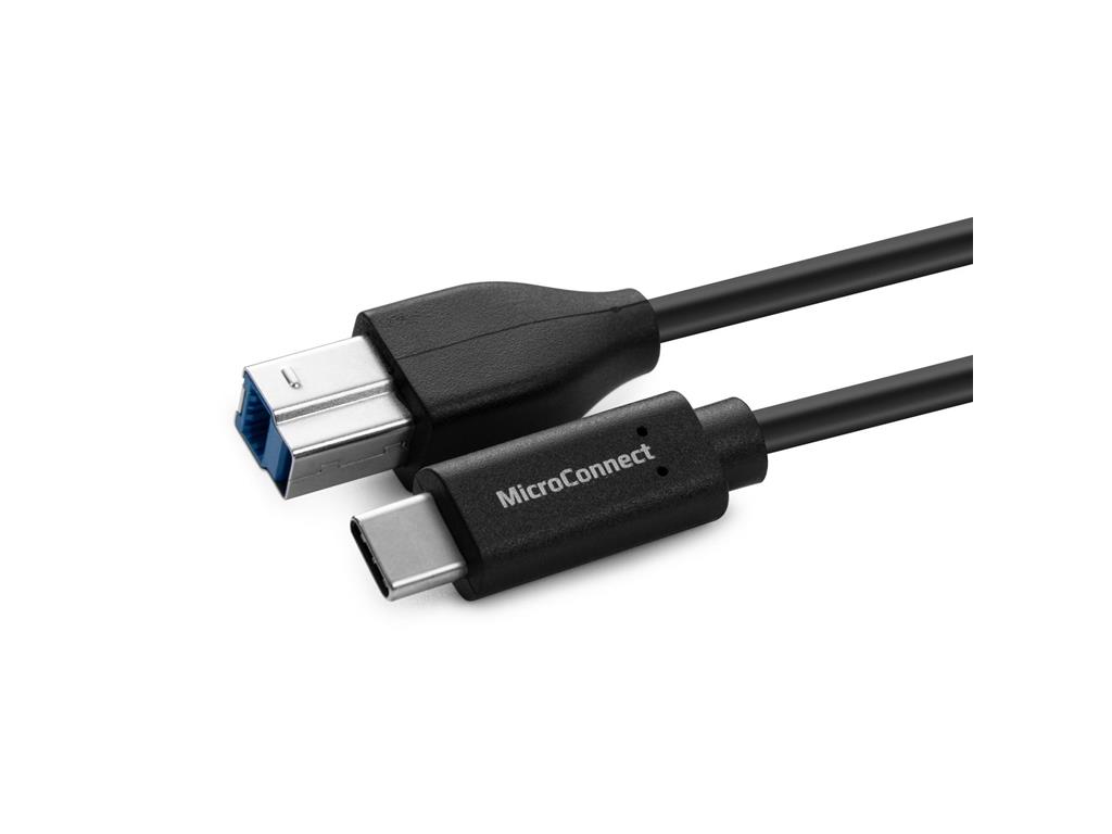 MicroConnect Kabel USB-C - USB3.2 Gen 1 B, 5m