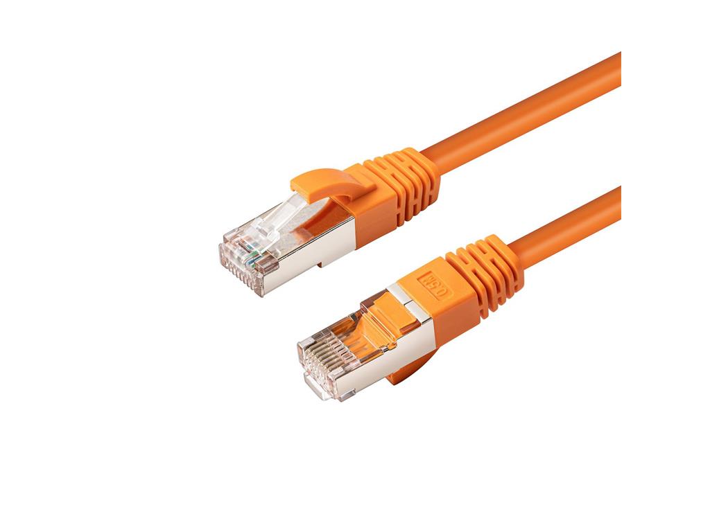 MicroConnect Kabel CAT6A S/FTP 0.25m Oranžen LSZH