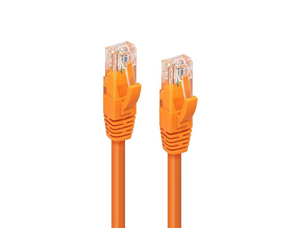 MicroConnect Kabel CAT6A UTP 0.25m Oranžen LSZH