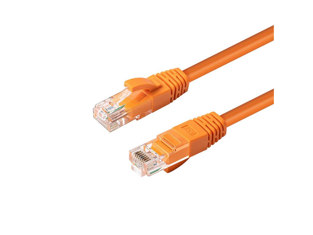 MicroConnect Kabel CAT6A UTP 0.5m Oranžen LSZH