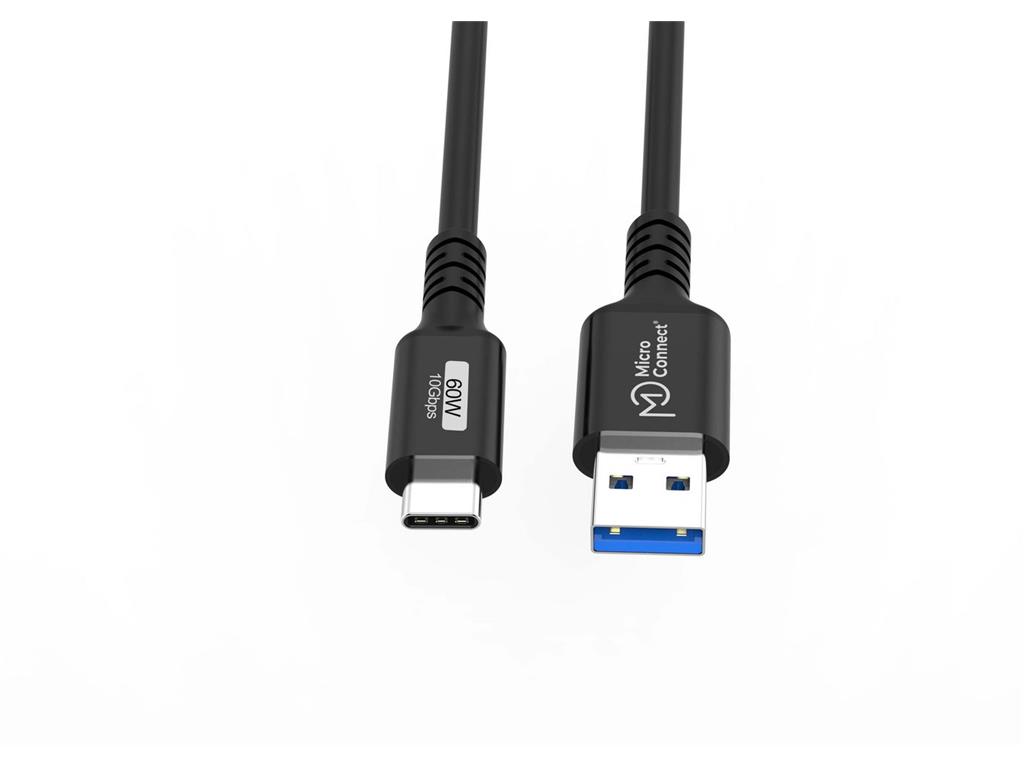 MicroConnect Premium kabel USB C-A 3.2 Gen2 1,5m