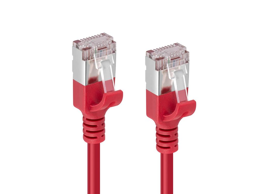 MicroConnect Kabel CAT6A U-FTP LSZH, 2m, Rdeč