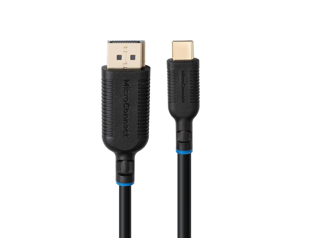 MicroConnect Kabel USB-C Displayport, Črn, 5m