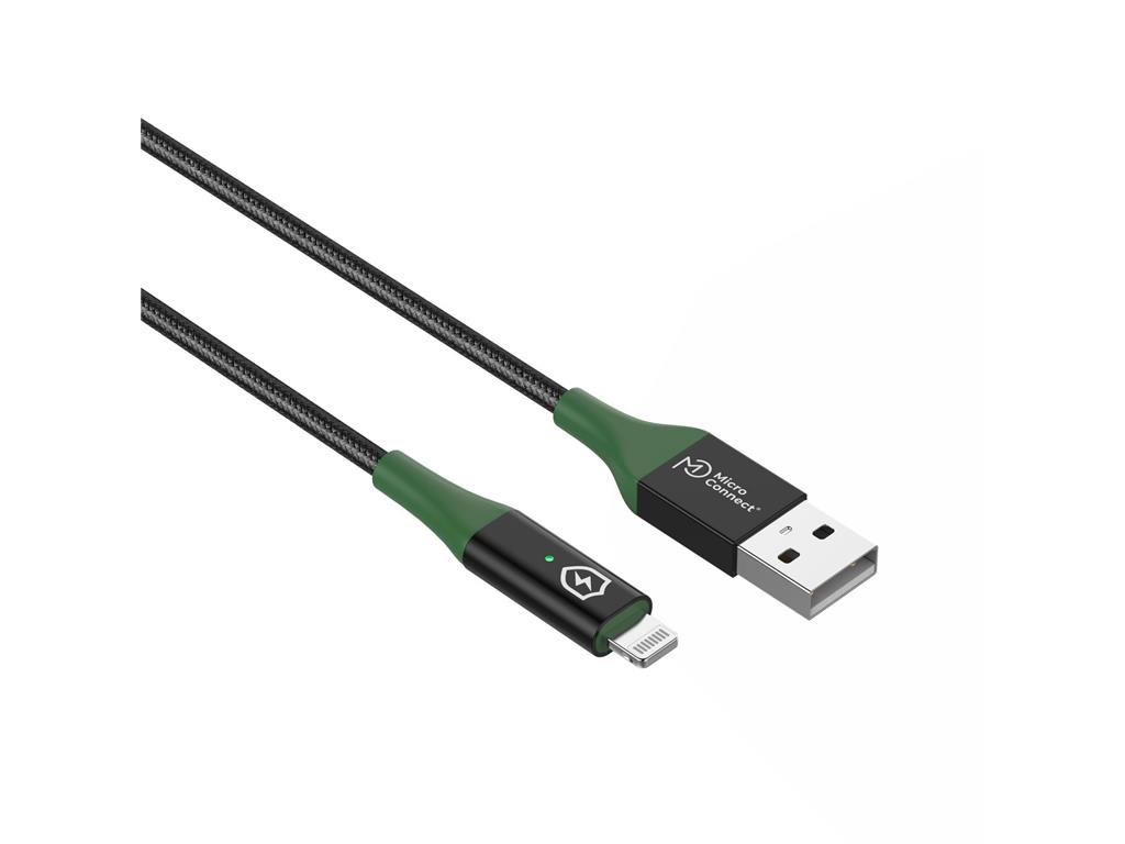 MicroConnect Pametno polnjenje kabel USB A-Light., 2m