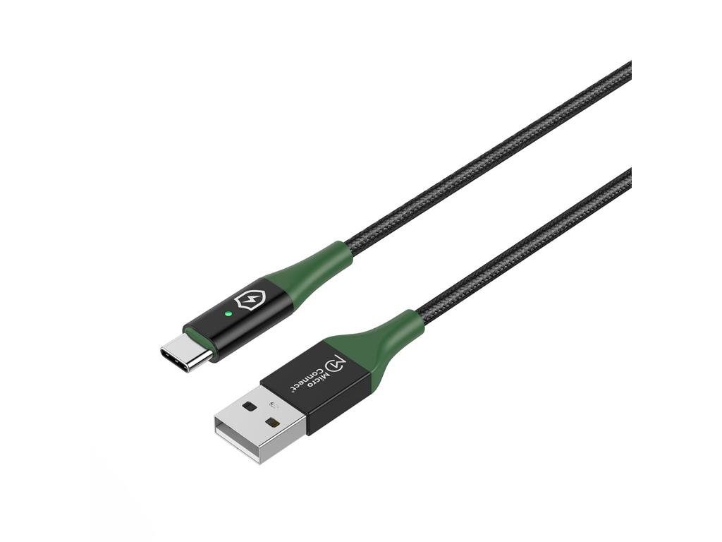 MicroConnect Pametno polnjenje kabel USB A-C, 1m