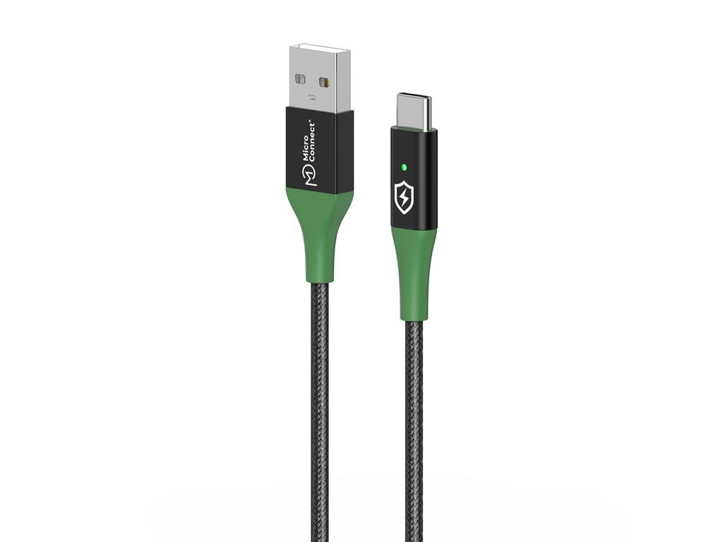 MicroConnect Pametno polnjenje kabel USB A-C, 2m