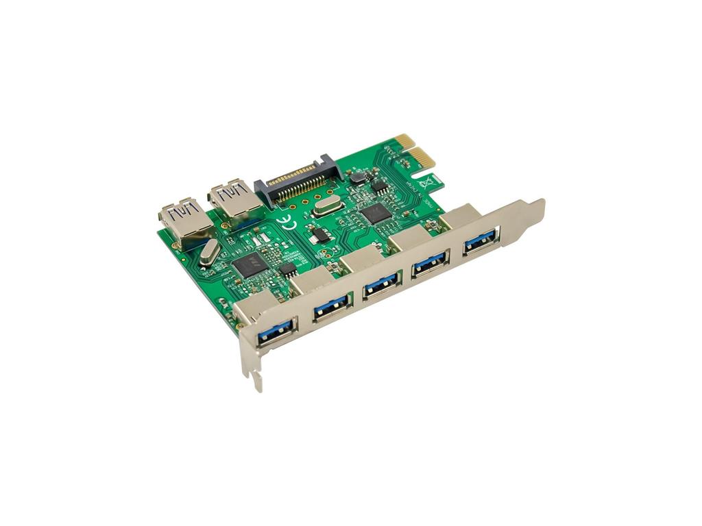 MicroConnect 7 port USB 3.0 PCIe kartica