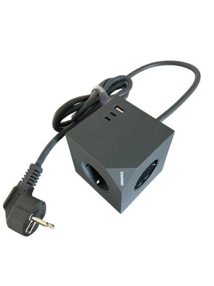 MicroConnect Razdelilnik Power Cube, 3 vtičnice