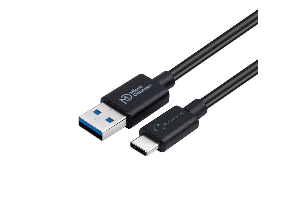 MicroConnect ReConnect USB C-A 3.2 Gen 1 kabel, 1m