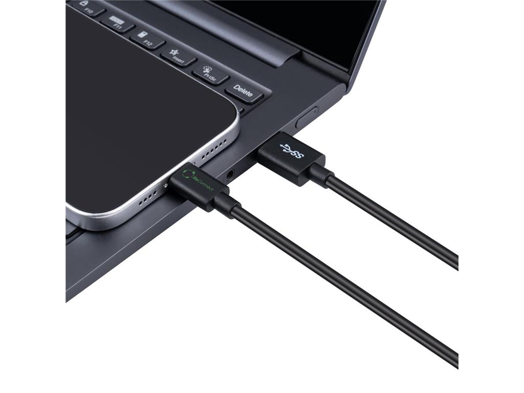 MicroConnect ReConnect USB C-A 3.2 Gen 1 kabel 0.5m