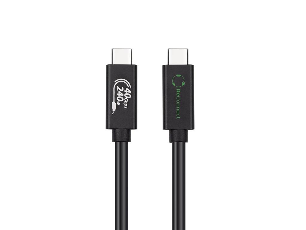 MicroConnect ReConnect USB C-C USB4 kabel 0.5m