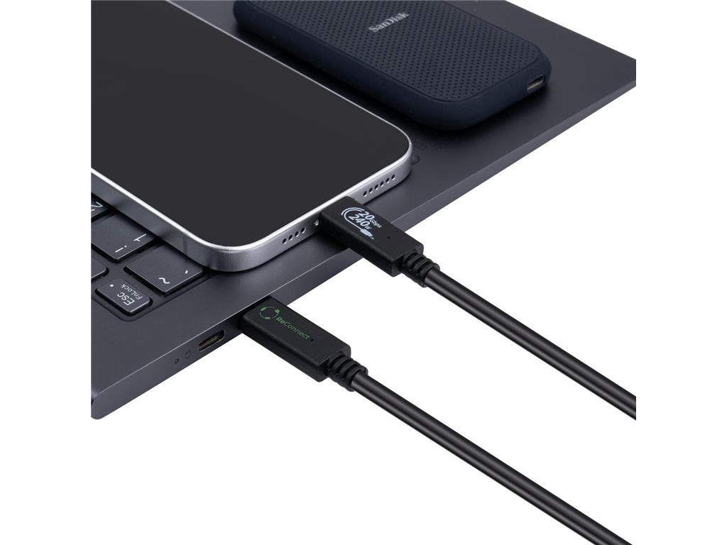 MicroConnect ReConnect USB-C 3.2 kabel, 0.5m